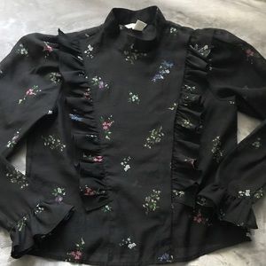 Floral long sleeve blouse